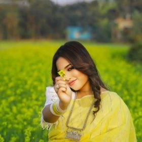 Half Silk Chumki Saree