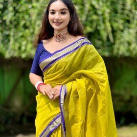 Pure Aarong Cotton Nakshi Pair Saree06