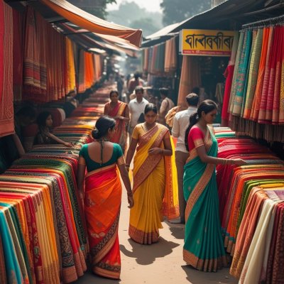 Bangladesh Saree Market