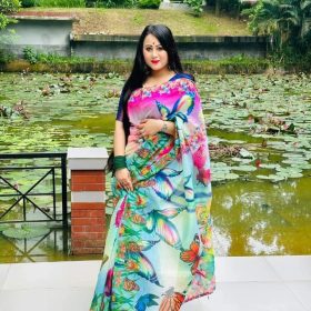 chanderi silk saree