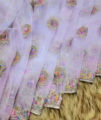 Organza Silk Saree oss13 2 Organza Silk Saree 14