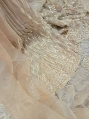 Original Indian Exclusive Organza Silk Saree OSS12 2 Original Indian Exclusive Organza Silk Saree 10