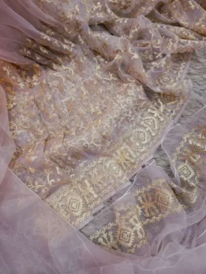 Original Indian Exclusive Organza Silk Saree OSS09 2 Original Indian Exclusive Organza Silk Saree 7