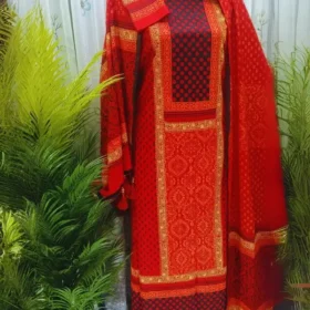 Orko Rubia Century Voile Three Piece Block Print 2