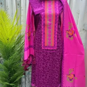 Orko Rubia Century Voile Three Piece Block Print 5