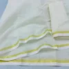 White Cotton Saree WCS001 - White 4 White Cotton Saree 1