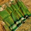 Floral Print Kanjivaram Cotton Saree 1 1