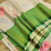 Floral Print Kanjivaram Cotton Saree 5 1