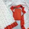 Half Silk Glitter Work Saree 4