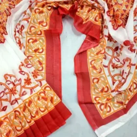 Half Silk Glitter Work Saree01