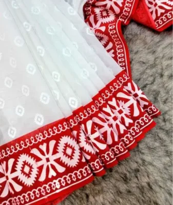 Half Silk Glitter Work Saree HS01 2 Half Silk Glitter Work Saree02