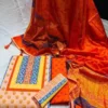 Orko Rubia Century Voile Three Piece Block Print 11
