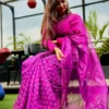 Half Silk Block Print Chumki Saree 2