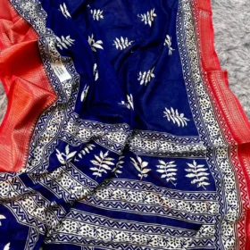 Indian Kalki Silk Saree 15