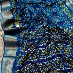 Indian Kalki Silk Saree 16