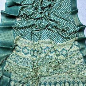 Indian Kalki Silk Saree 19