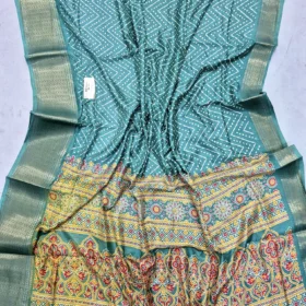 Indian Kalki Silk Saree 8