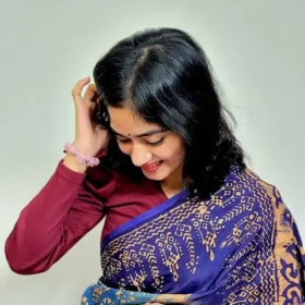 Original Tie Dye Silk Mom Batik Saree 13