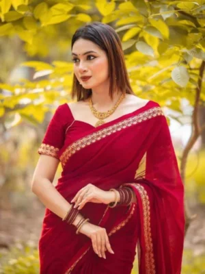 Half Silk Nakshi Pair Saree 4