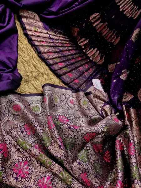 Original Indian Exclusive Katan Saree 2 1