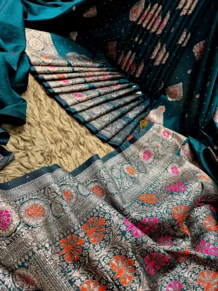 Original Indian Exclusive Katan Saree 3