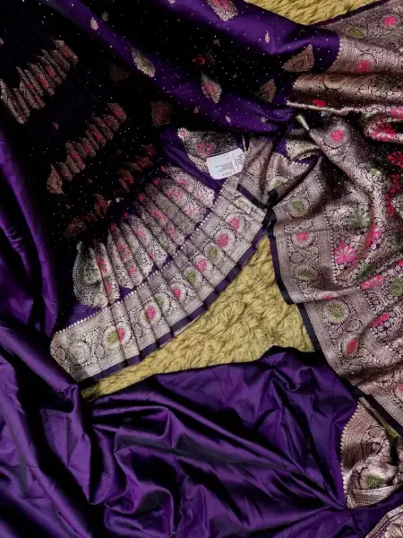Original Indian Exclusive Katan Saree 9