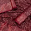 Soft Silk Kanji Katan Saree Red 1