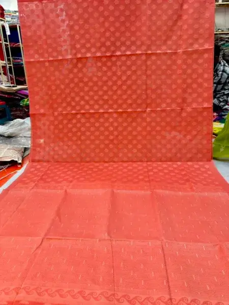 Finer Cotton Fabric Jamdani Saree 1639 1 Finer Cotton Fabric Jamdani 13