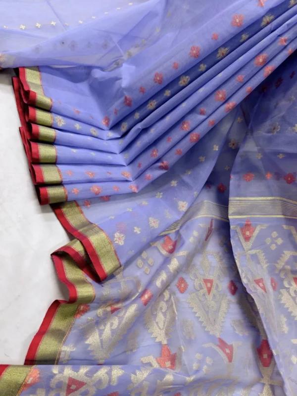 Tencel Zari Jamdani Saree 3