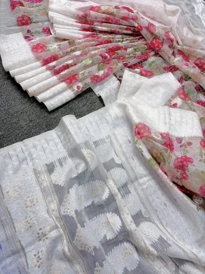 Tussar Silk Saree 001 7