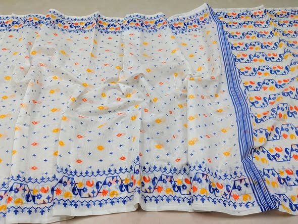 Half Silk Glitter Work Saree HS104 1 Half Silk Glitter Work Saree HS104