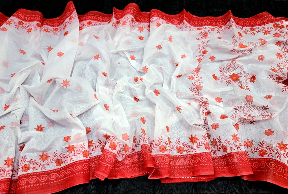 Half Silk Glitter Work Saree HS100 1 Half Silk Glitter Work Saree HS100